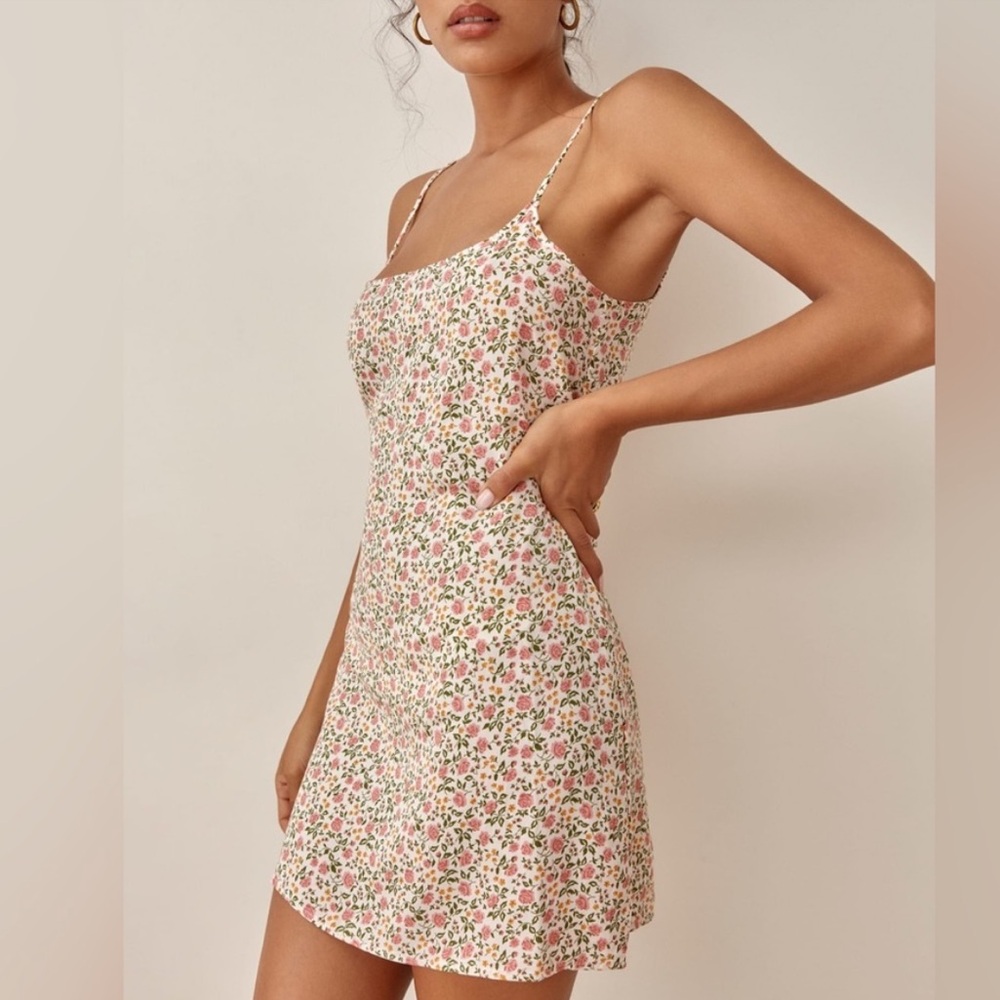 Reformation Caruso Rosie Floral Dress